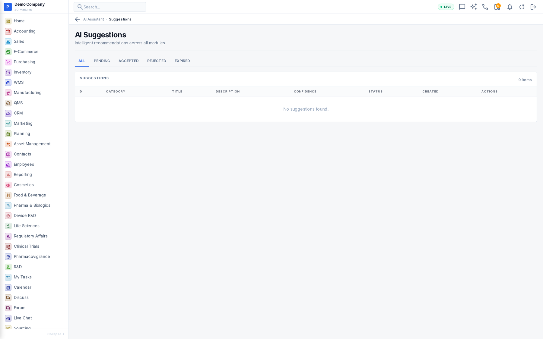 AI Assistant in Operenta