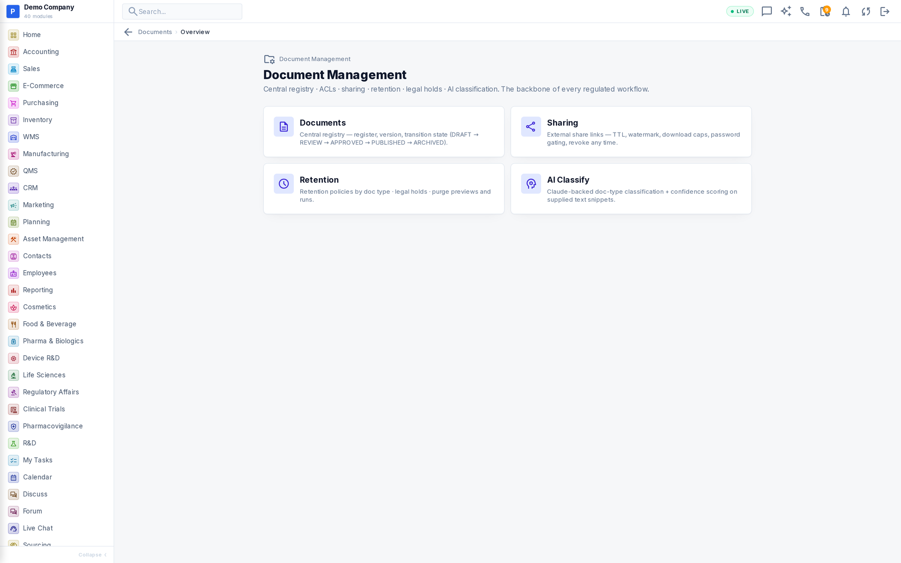 Documents in Operenta